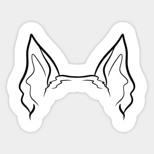 German shepherd Sticker